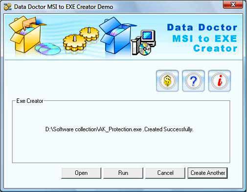 MSI Setup to EXE Creator