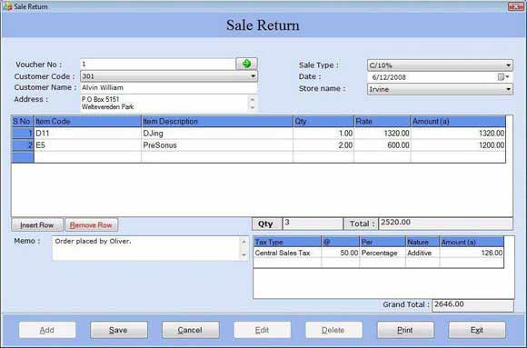 Billing accounting utility track whole financial transactions information record