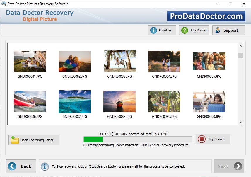 Digital Photo Recovery Utility