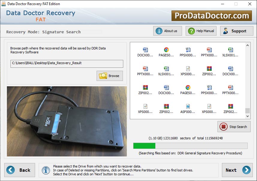 FAT deleted files restoration tool rescue corrupted MBR, root directory entries