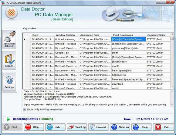 Download Old Free Perfect Keylogger