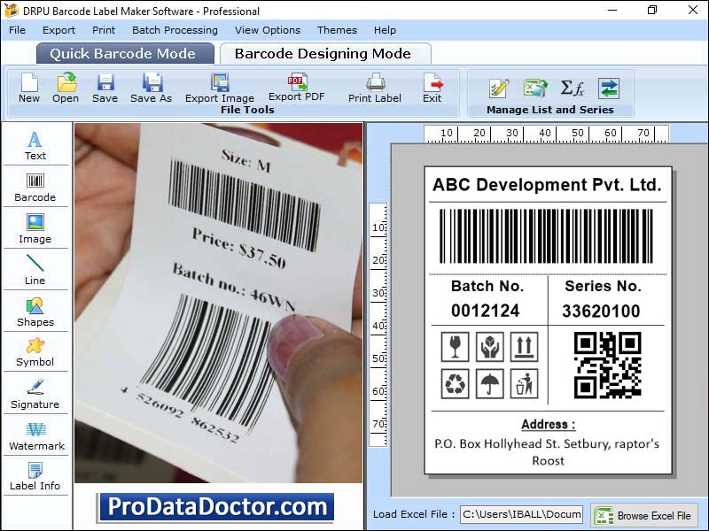 Screenshot of Barcode Maker