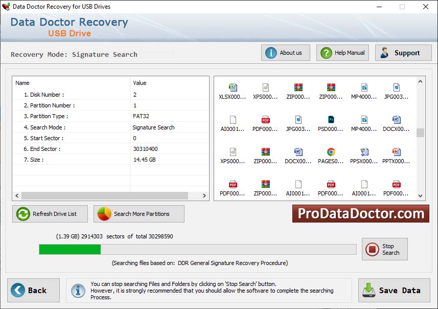 Thumb Drive Data Recovery Software 4.0.1.6