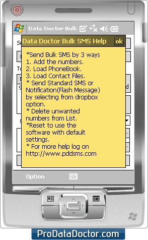 Bulk SMS Software for Pocket PC to Mobile