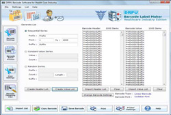 Healthcare industry Barcode maker