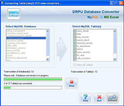 MySQL to MS Excel Converter