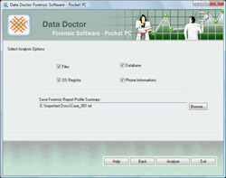 Gerichtliches screenshot Software des Tasche PC