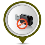 Ferramenta da protecção de dados do USB para a rede das janelas