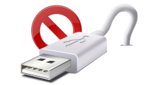 Herramienta de la protección de datos del USB para la red de las ventanas