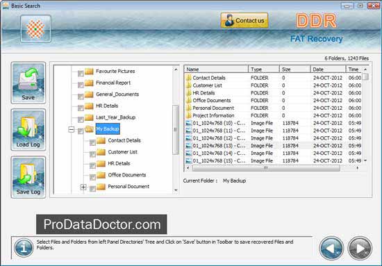Screenshot of Fat Partition Recovery Software