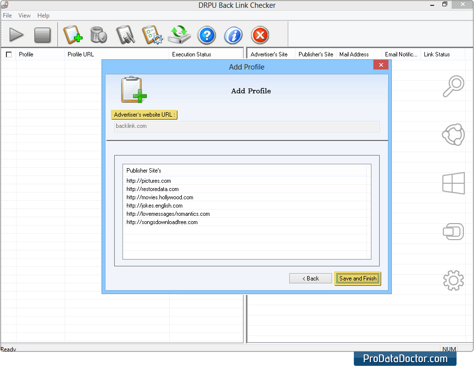 Backlink checker tool