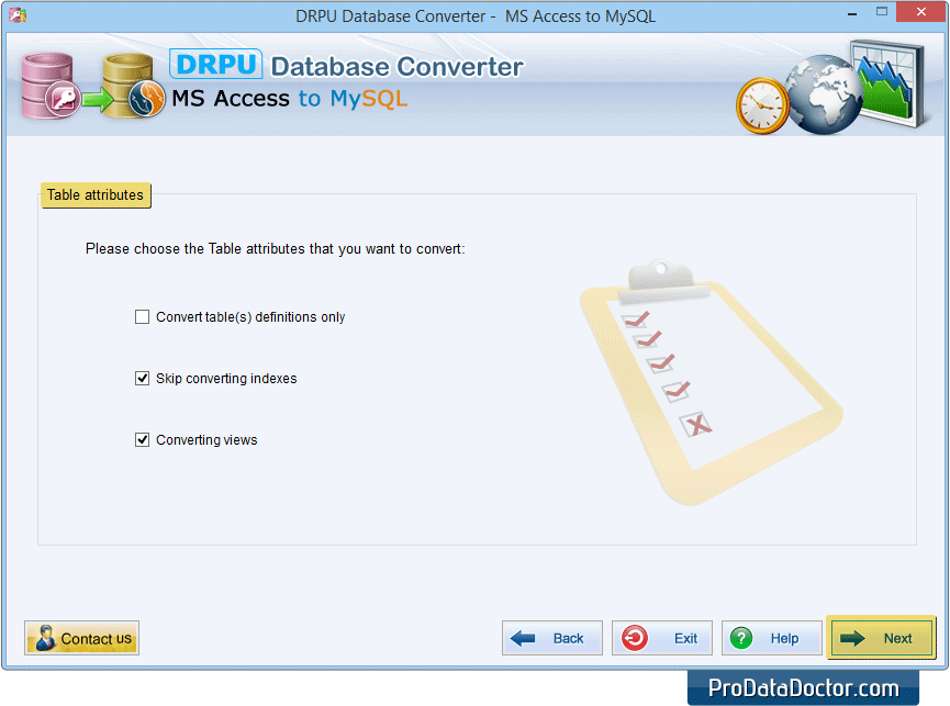 MS Access to MySQL Database Converter