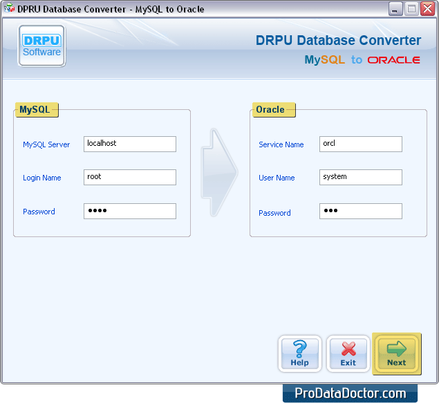 MySQL to Oracle Database Converter