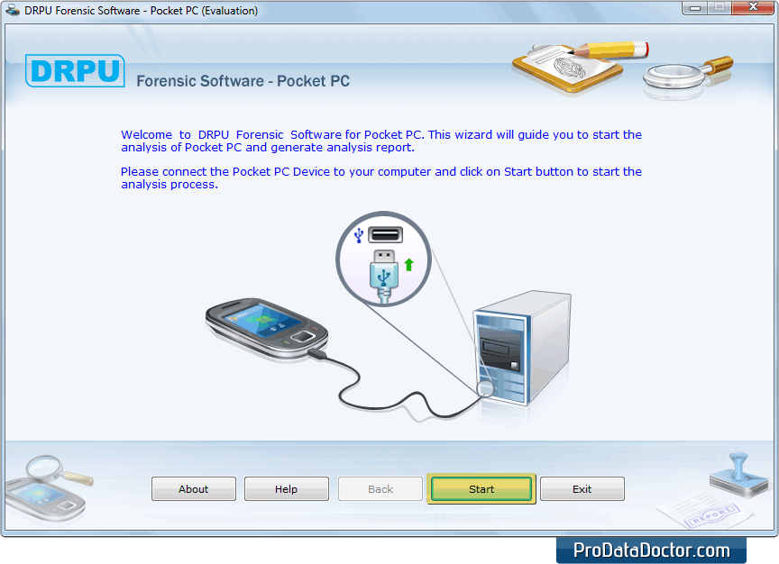 Pocket PC forensic software