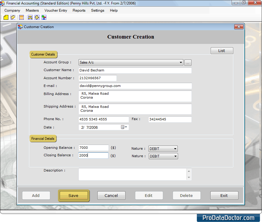 Contabilidade financeira (Standard Edition)