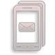PC de poche au logiciel mobile de la messagerie textuelle